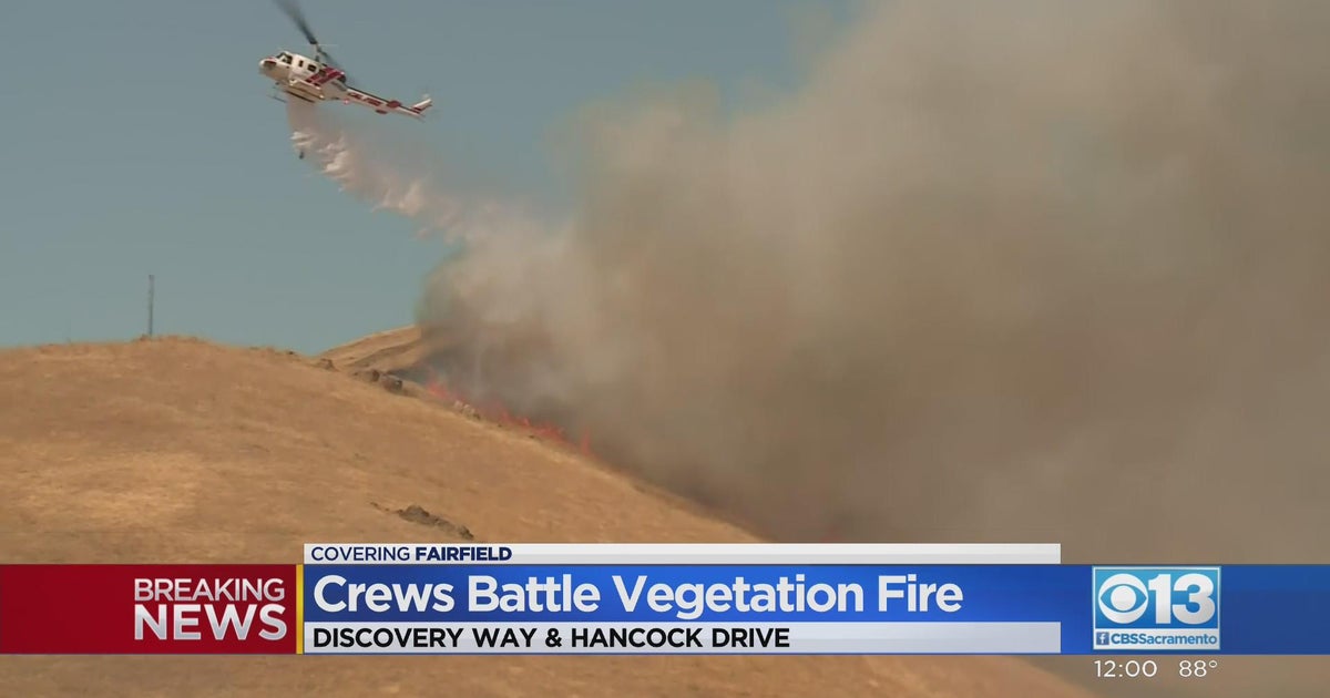 Crews battle 4-alarm fire in Fairfield