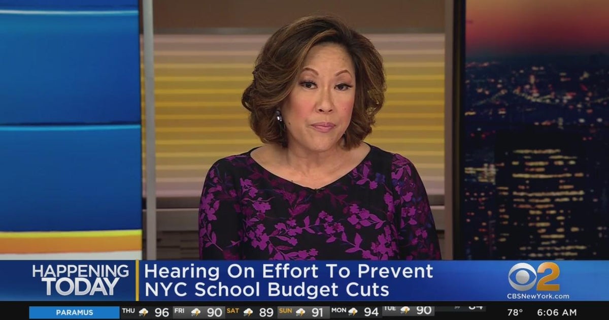 Court hearing on NYC school budget cuts - CBS New York