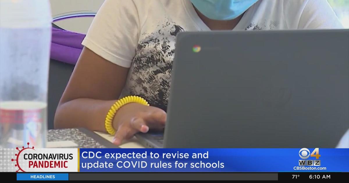 CDC expected to revise and update COVID rules for school CBS Boston