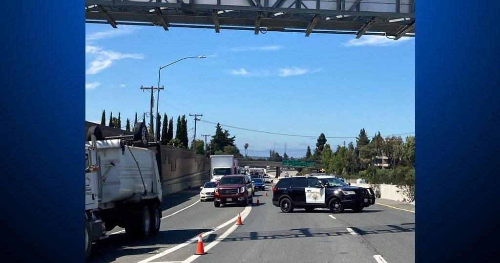 1 dead in multicar crash at 92/880 interchange in Hayward CBS San
