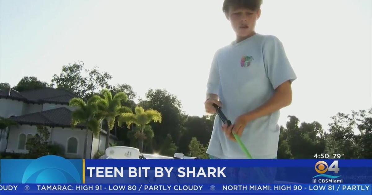 Florida teen bitten by shark in Keys