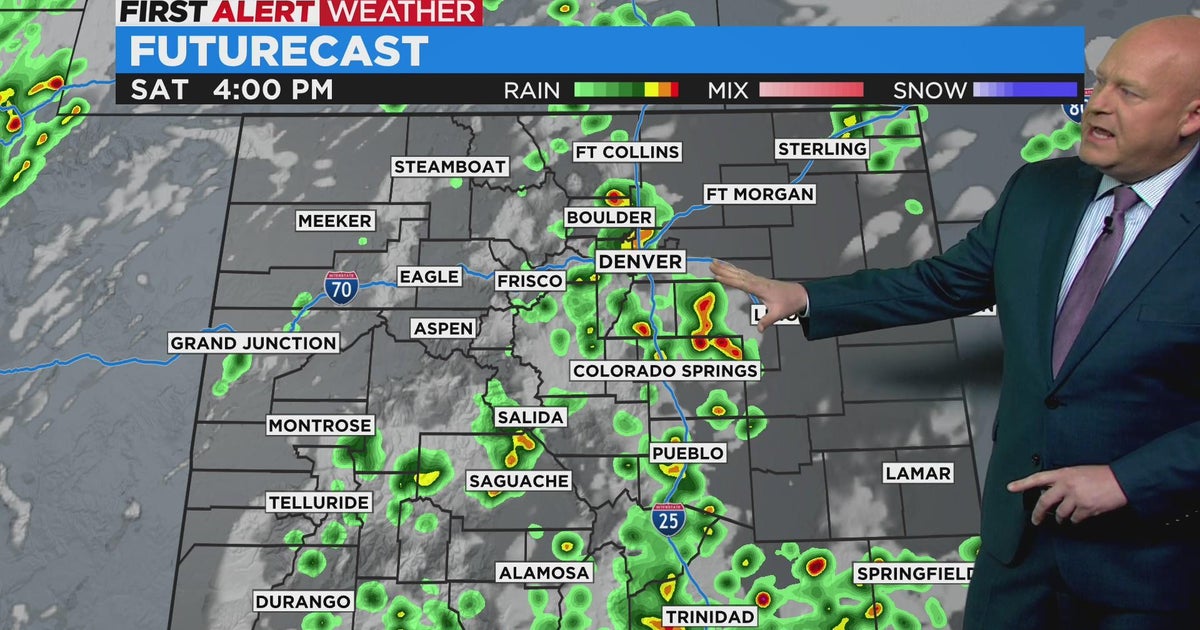 Slightly cooler Saturday with a better chance for afternoon storms ...