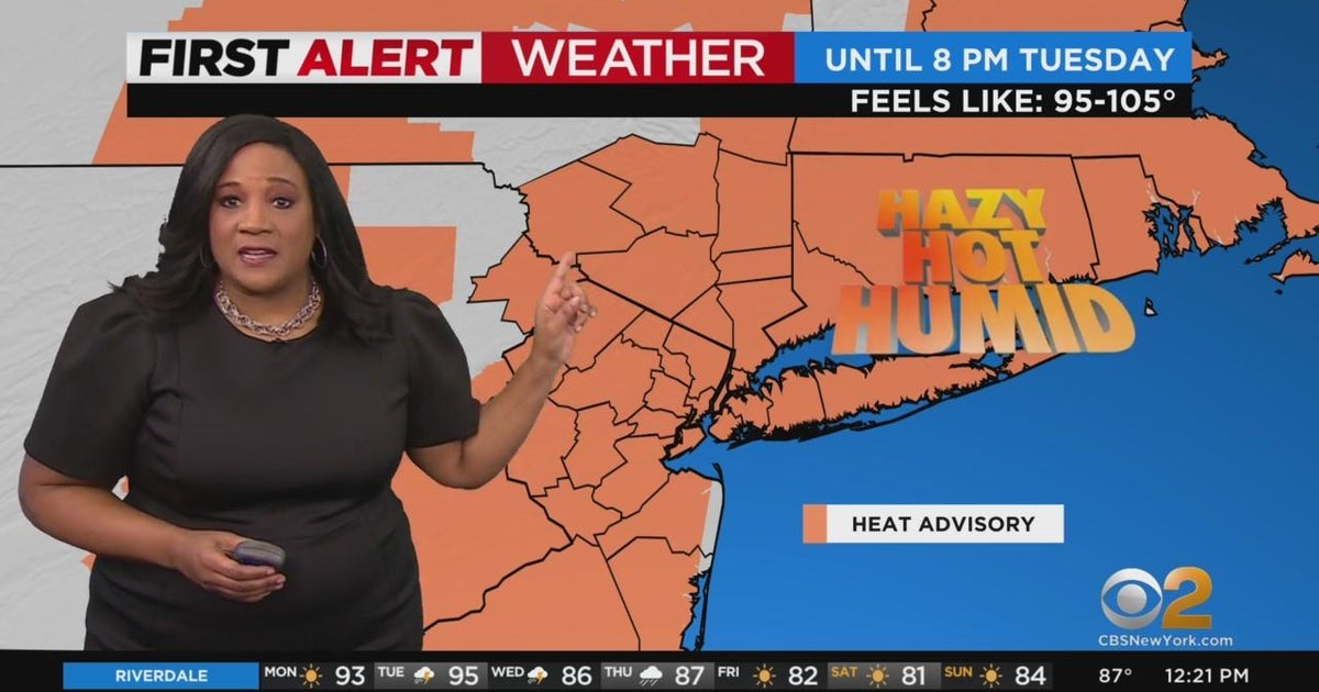 First Alert Weather: Heat advisory in effect - CBS New York