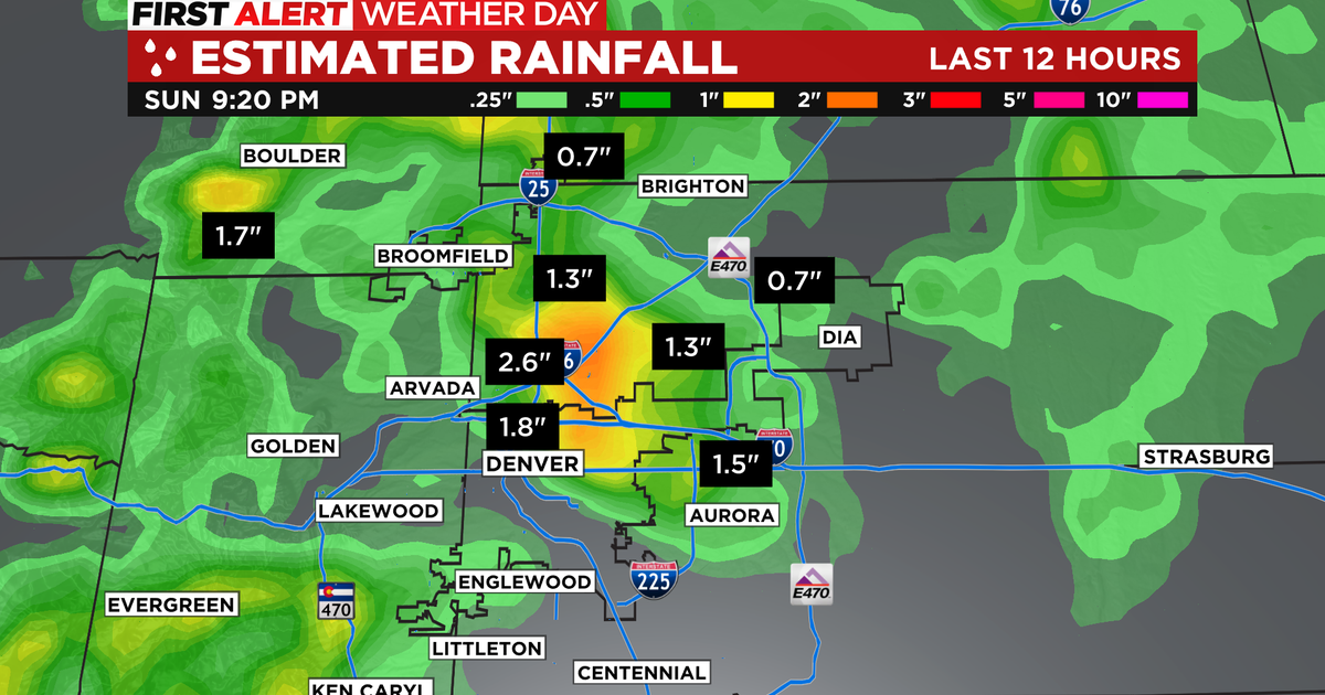 Colorado Weather Flooding rains drench the Front Range, Flood I70 in Denver CBS Colorado