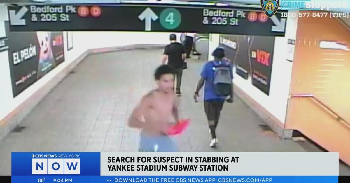 Search on for suspect in stabbing at Yankee Stadium subway station