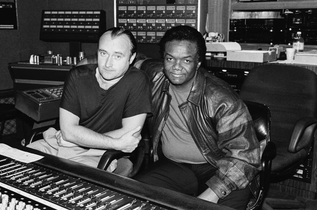Phil Collins in Studio with Lamont Dozier 