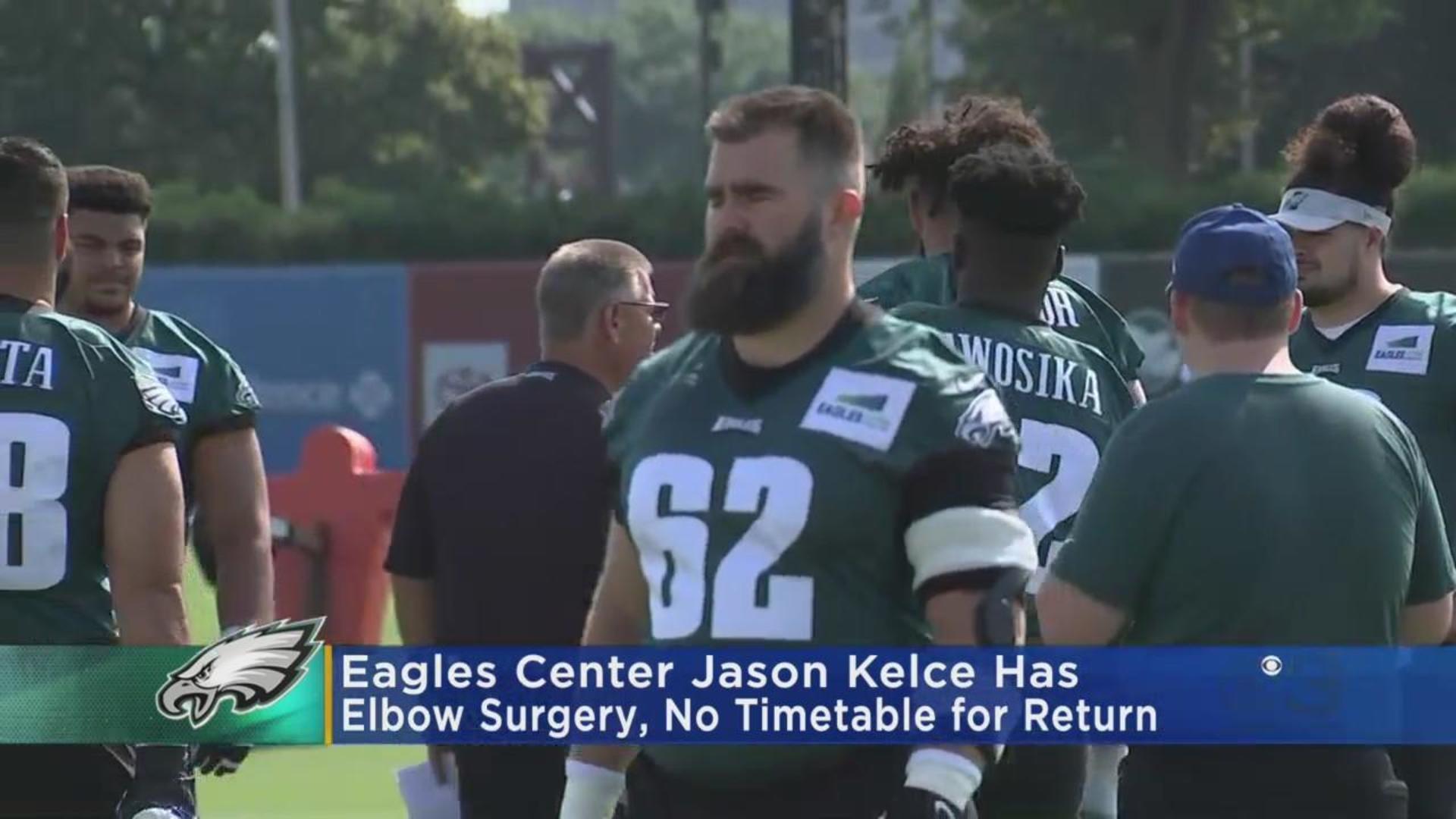 Eagles center Jason Kelce undergoes elbow procedure