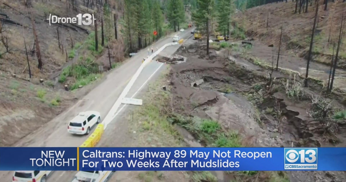 Caltrans says it could be weeks before Highway 89 reopens in Alpine County