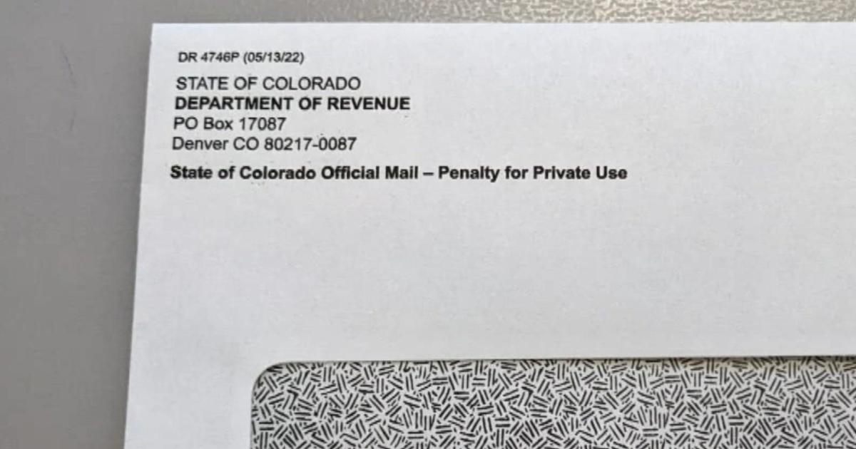 State of Colorado sending out TABOR refund checks. Don't accidentally