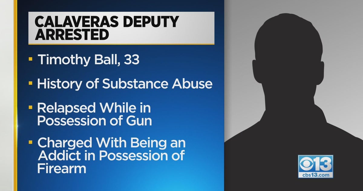 Deputy sheriff arrested for allegedly being an addict in possession of a gun