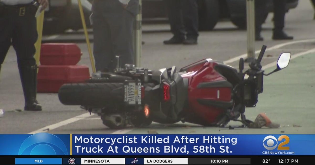 Motorcyclist killed in Queens collision - CBS New York