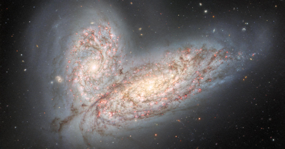 "Cosmic collision": A stunning photo of the galactic merging of two galaxies is a preview of what scientists say is to come for the Milky Way