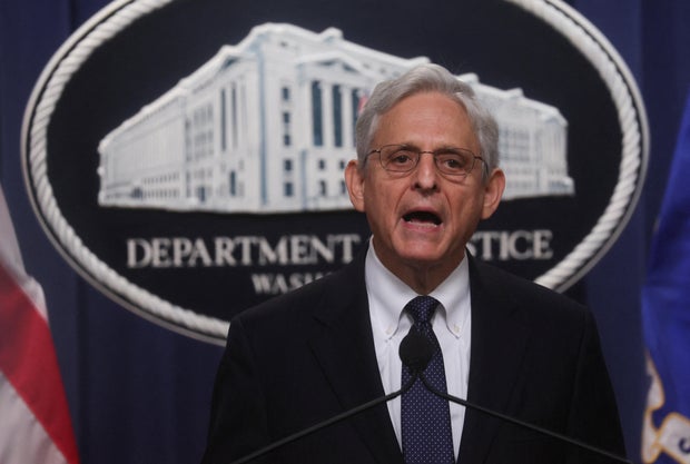 U.S. Attorney General Merrick Garland speaks about the FBI's search warrant served at the home of former President Donald Trump in Washington 