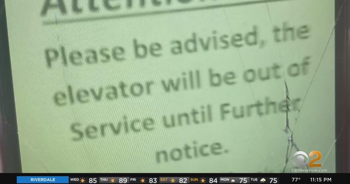 Excusive Broken elevator causing headaches at Lower Manhattan men's shelter CBS New York