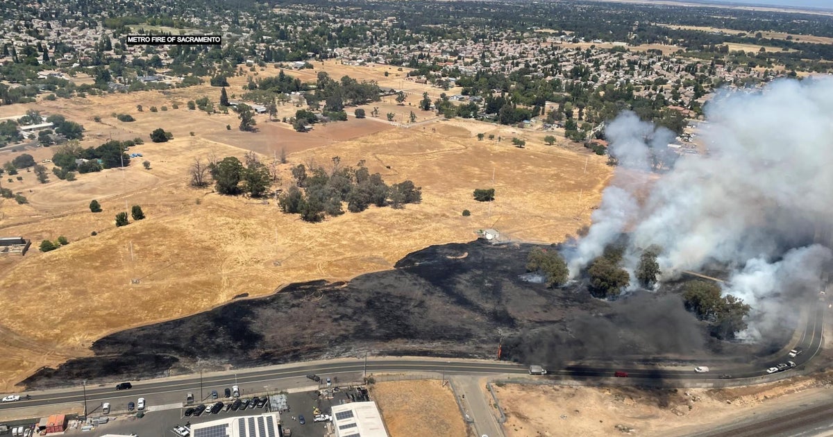 Grass fire near Antelope burns 15 acres