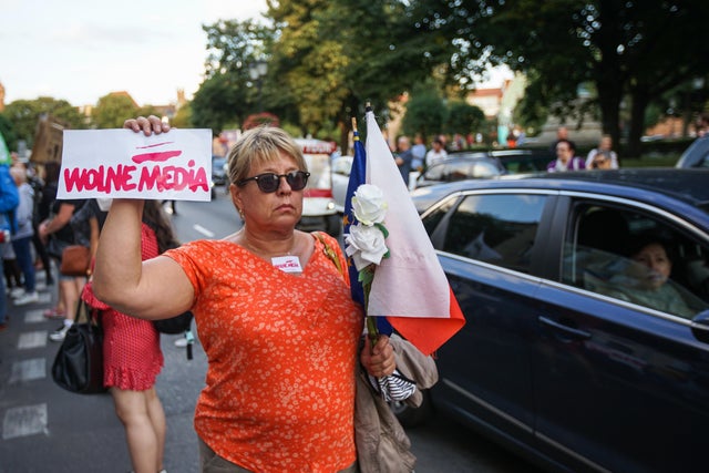 Media Freedom Protest In Gdansk, Poland 