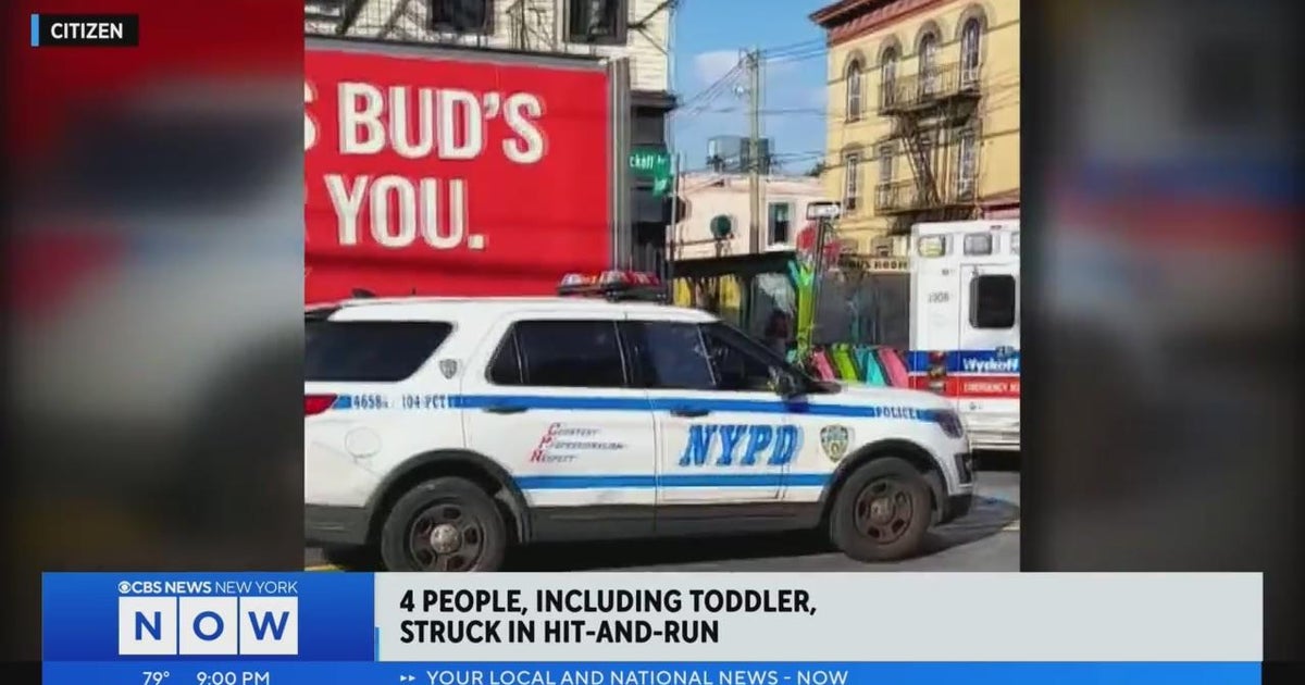 Toddler among the injured in Queens hit-and-run - CBS New York