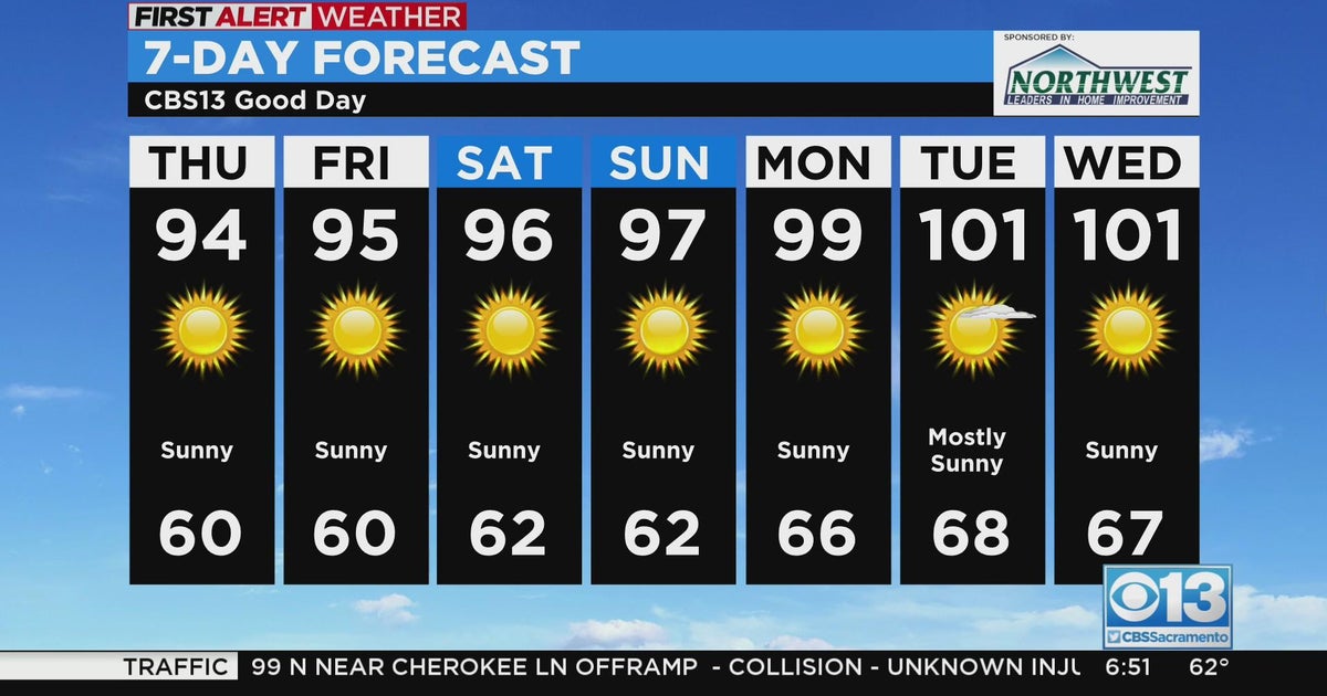 Thursday weather forecast - Aug. 11, 2022