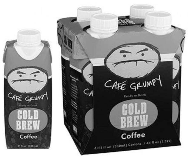 Grumpy Cold Brew cartons 
