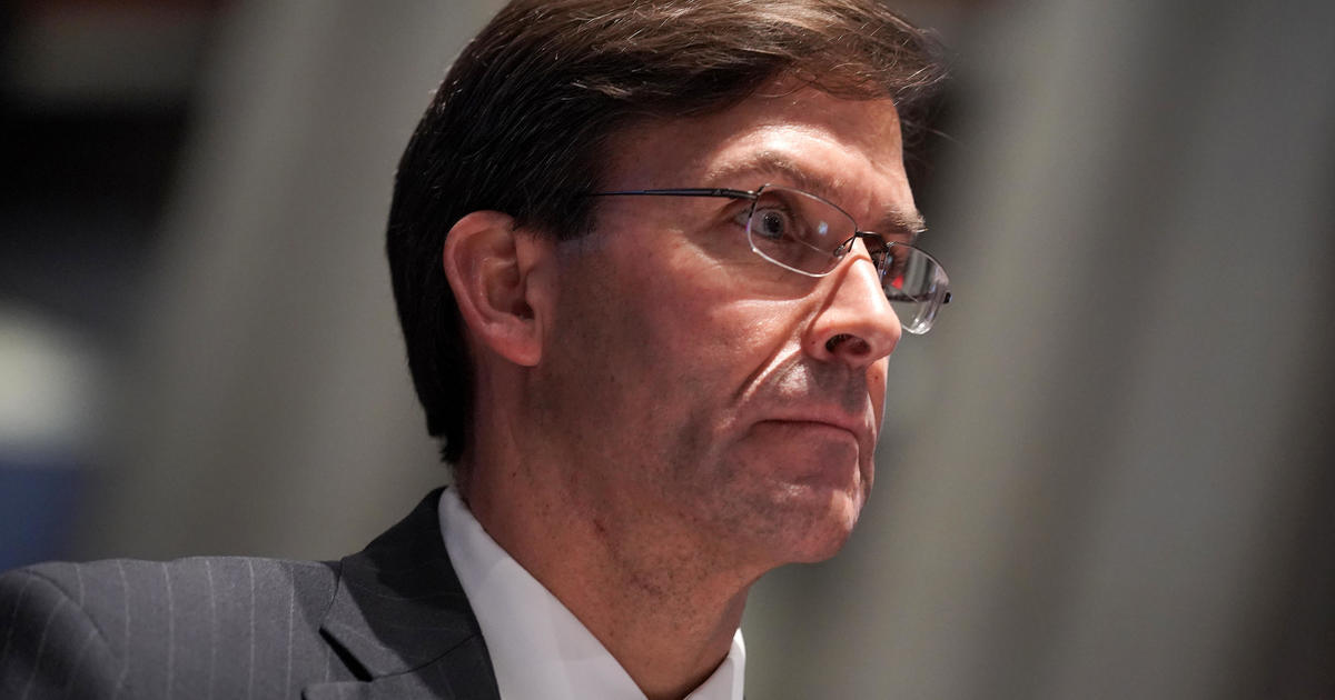 Former Defense Secretary Mark Esper also has government-provided "protection 24/7" because of Iran threats