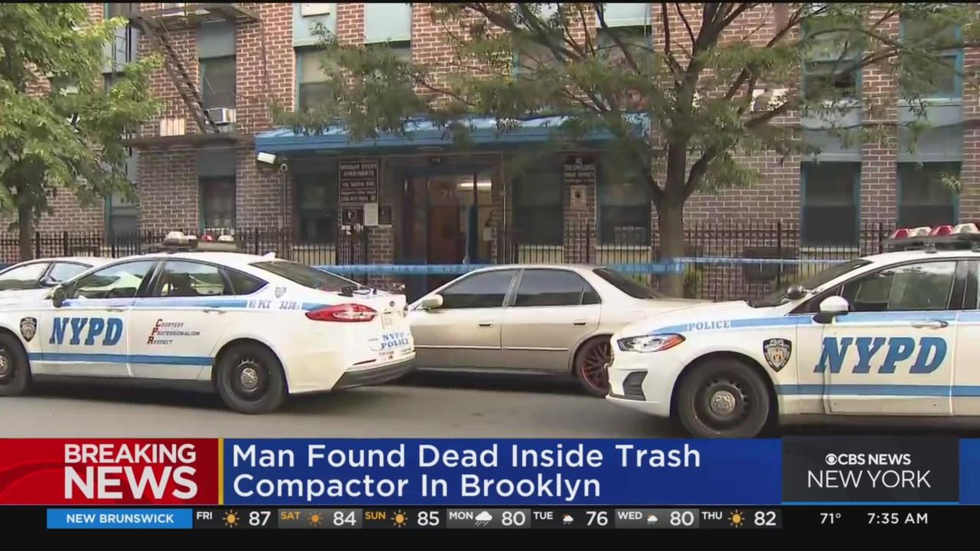 Video shows man climb inside NYC trash compactor before his death