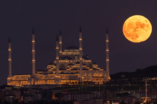 The Sturgeon Moon, The Last Super Moon Of 2022, Lights Up The Night Sky 