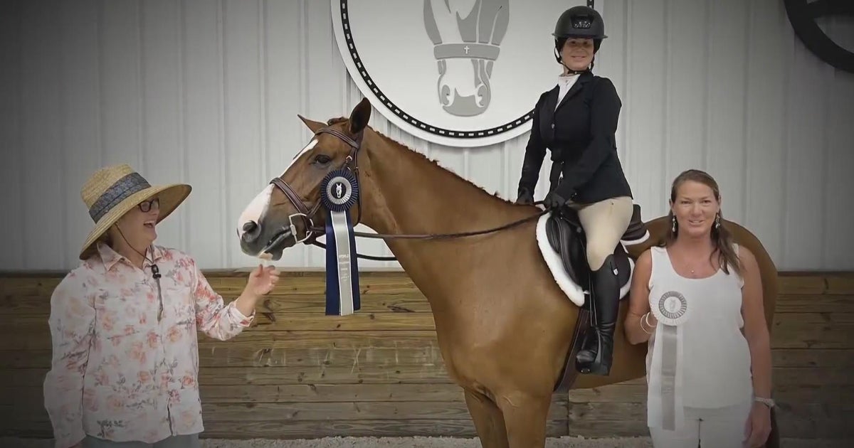 Blind horse rider impossible odds CBS Minnesota