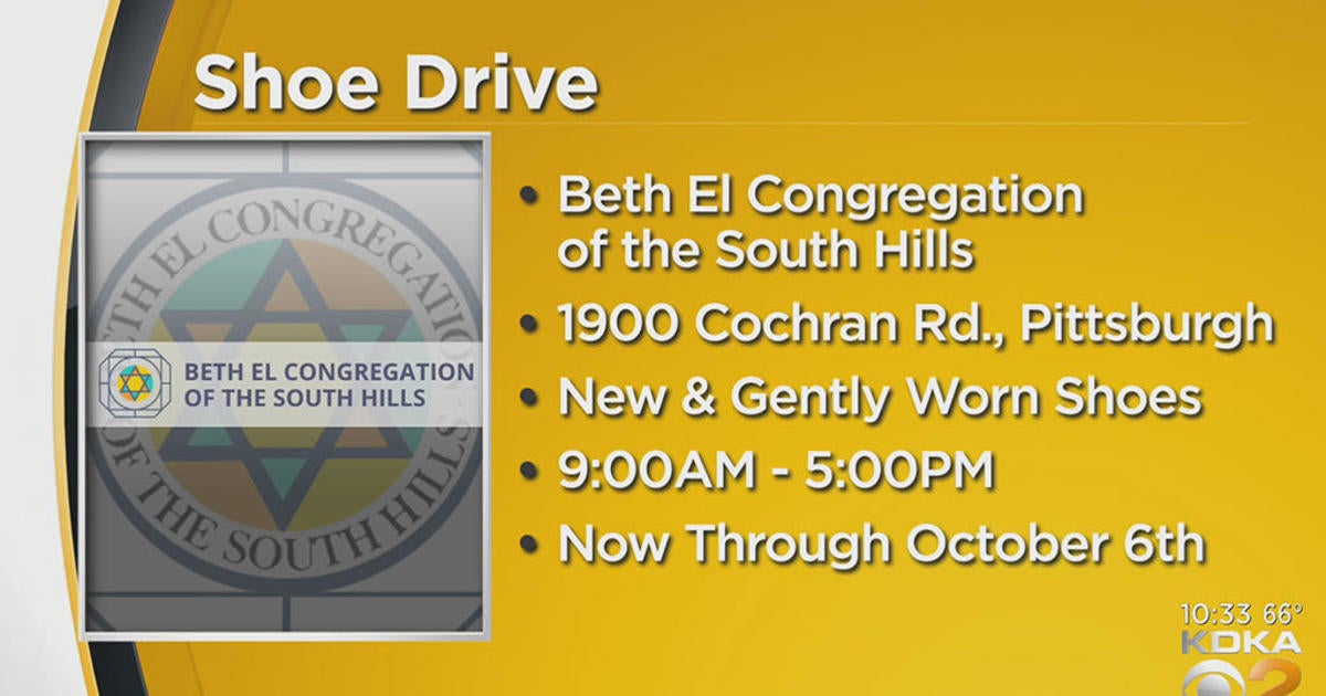 Beth El Congregation of the South Hills hosting shoe drive