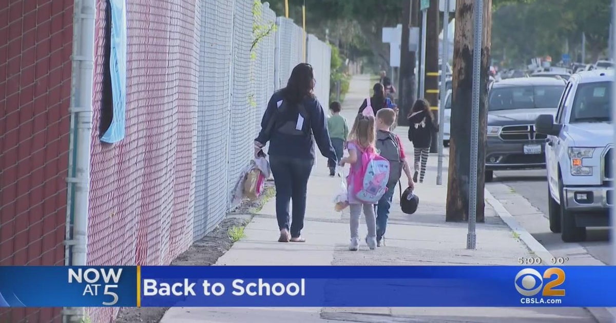 Students, teachers and parents prepare to go back to school - CBS Los ...