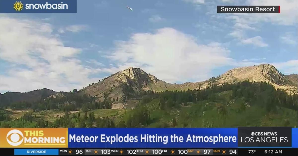 Meteor Explodes Hitting Earths Atmosphere Shocking Utah And Idaho