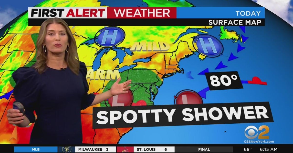 First Alert Weather: CBS2's 8/15 Monday 6 a.m. update - CBS New York