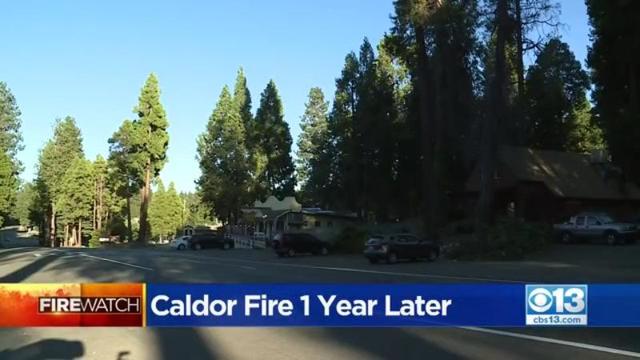 caldor fire one year later 