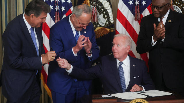 U.S. President Joe Biden signs "The Inflation Reduction Act of 2022" into law at the White House in Washington 