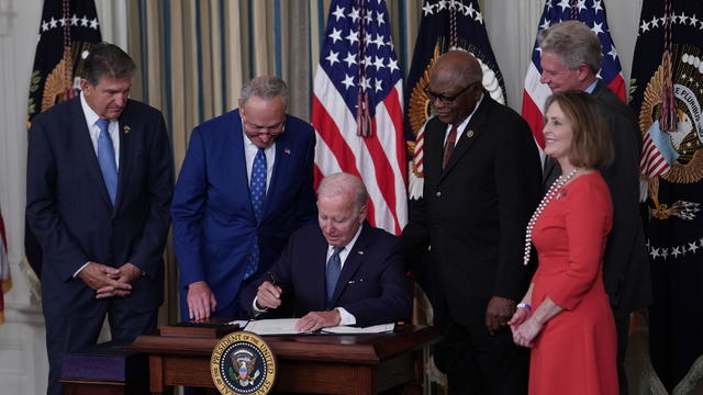 President Biden Signs Inflation Reduction Act Of 2022 