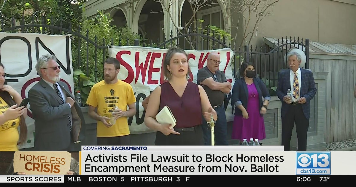 Homeless advocates file lawsuit to block Sacramento from clearing homeless encampments from some are