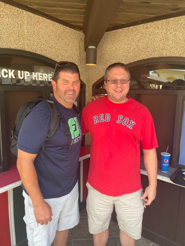 WATCH: Red Sox Legend Jason Varitek Shocks Unsuspecting Fan Wearing His  Jersey in Uplifting Exchange- “You Got Me! What Are the Odds?” -  EssentiallySports