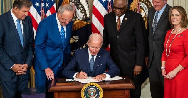 President Biden signs Inflation Reduction Act into law - CBS News