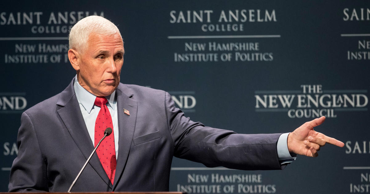 Pence says he'd "consider" testifying before House Jan. 6 committee if asked