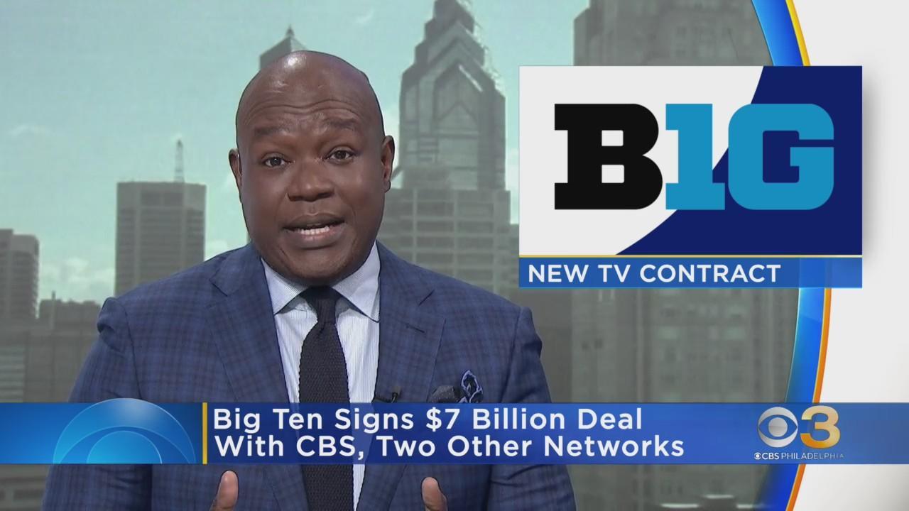 Big Ten lands $7 billion, NFL-style TV contracts with CBS, other major  networks - CBS Philadelphia