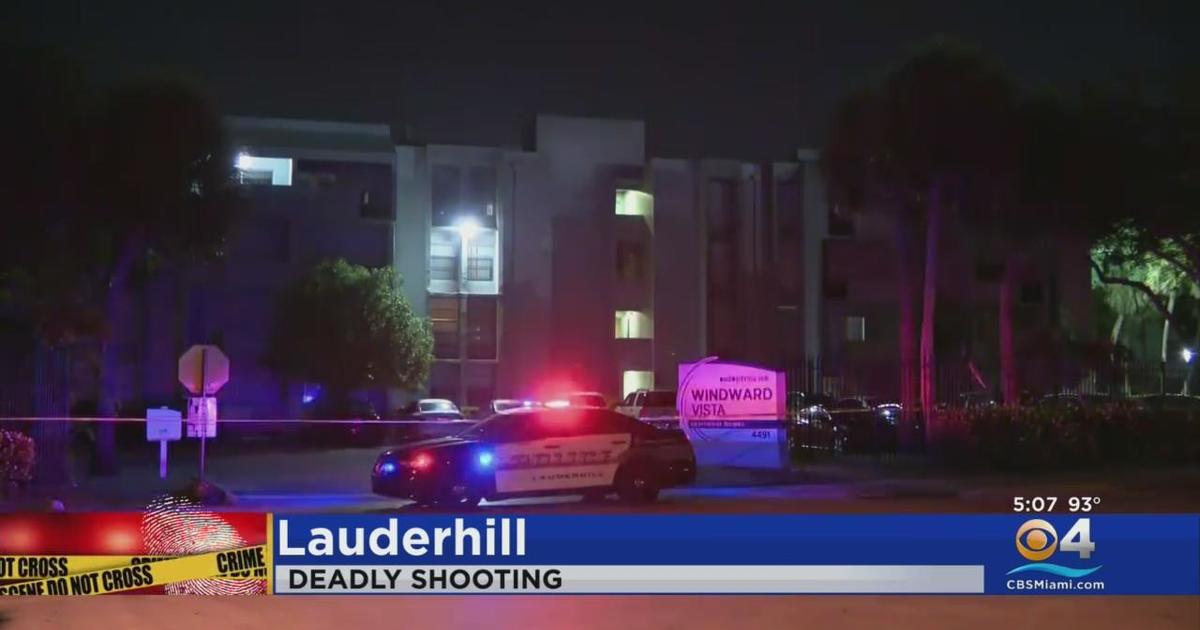 Lauderhill Police Investigate Deadly Shooting - CBS Miami