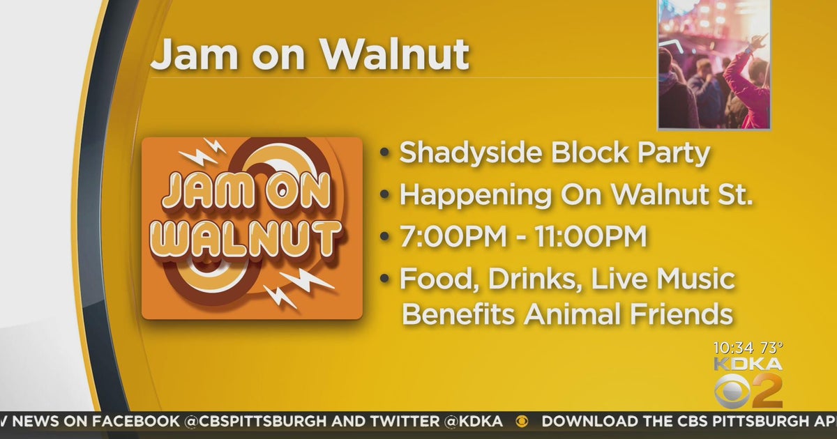 Jam on Walnut concert series returns CBS Pittsburgh