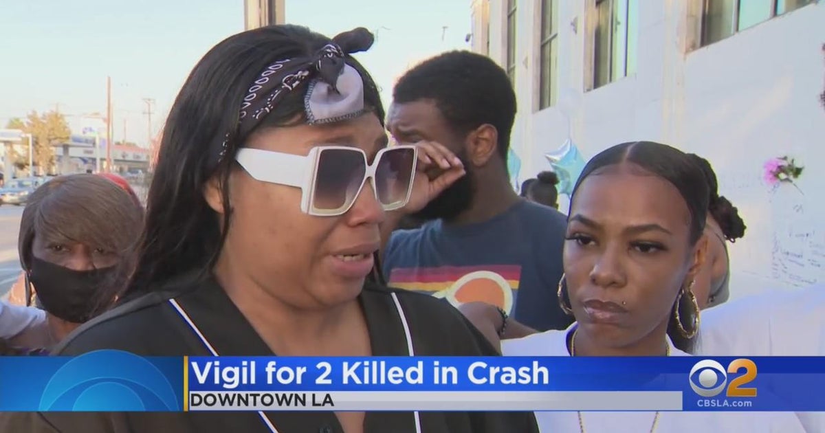 Families mourn two loved ones killed in violent crash - CBS Los Angeles