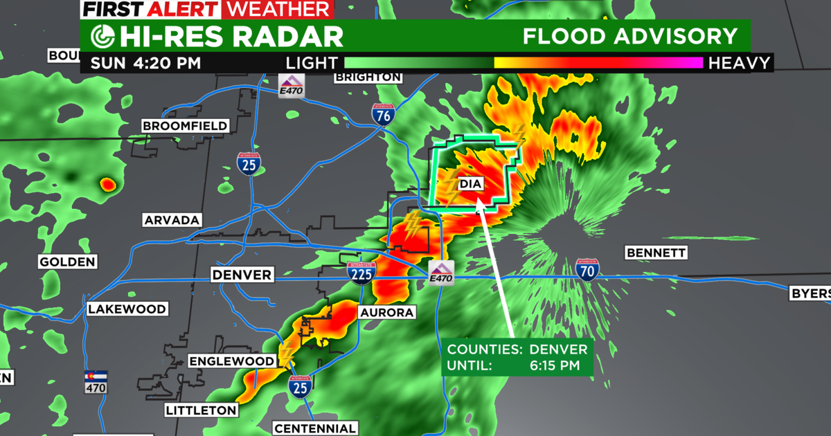 Flash Flood Advisory for Denver International Airport - CBS Colorado