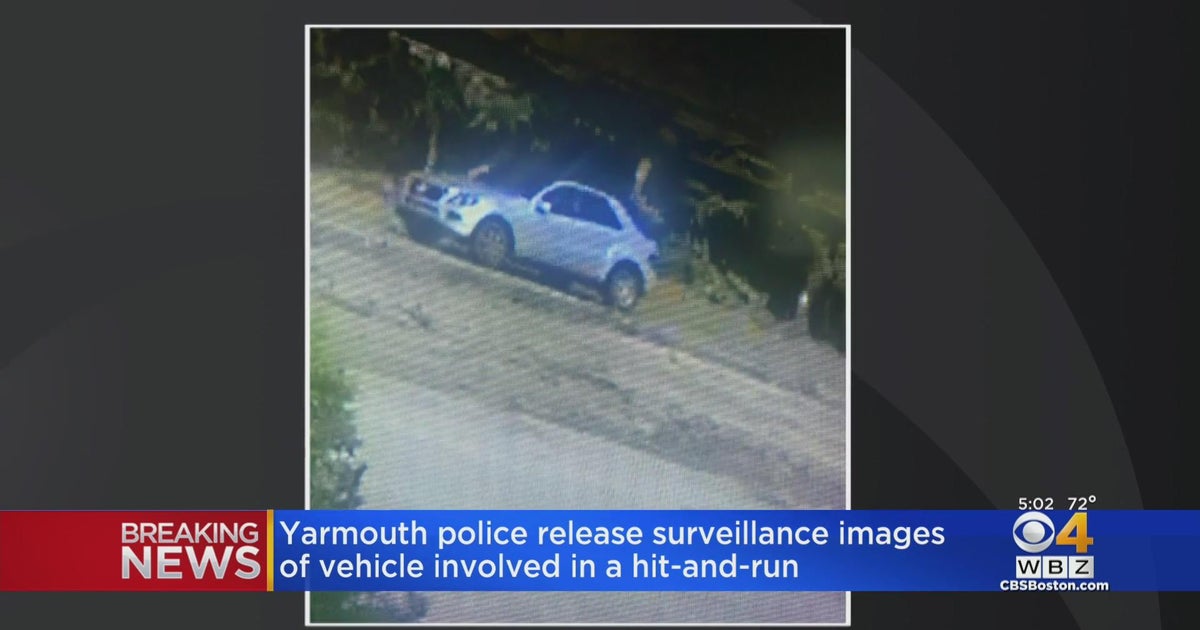 Yarmouth Police release images of hit and run suspect - CBS Boston