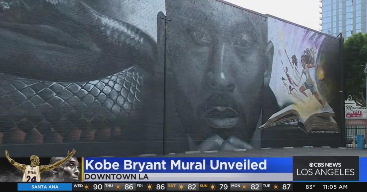 Community members start petition to halt removal of Kobe Bryant mural in  downtown LA - CBS Los Angeles