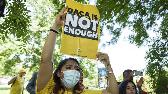 Immigration Advocates Rally On 10th Anniversary Of DACA Policy 