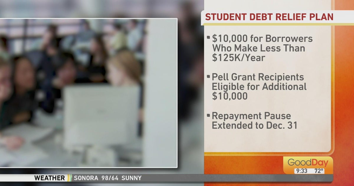 Biden announces student loan debt relief plan