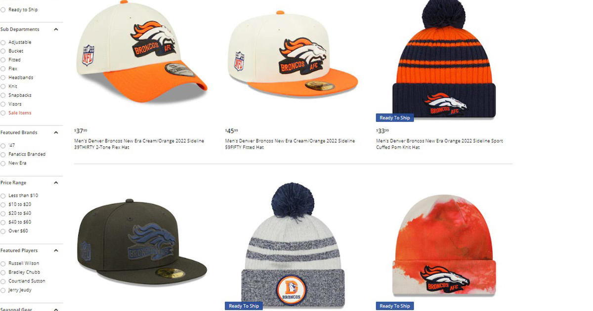 Official Denver Broncos Hats, Broncos Beanies, Sideline Caps