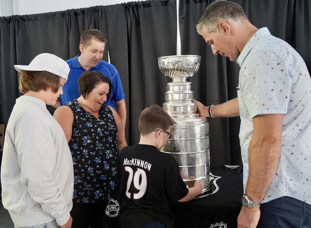 Peter Baugh on X: A tidbit from Jack Johnson's time with the #StanleyCup:  His three kids' baptism was planned before the playoffs, and it turned out  the date was Johnson's day with
