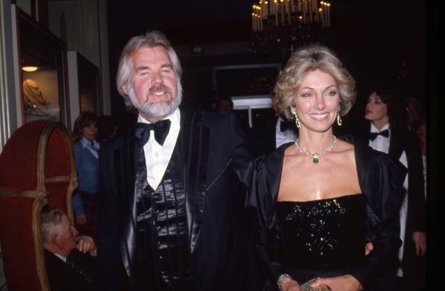 Kenny Rogers & Wife Attend An Event 